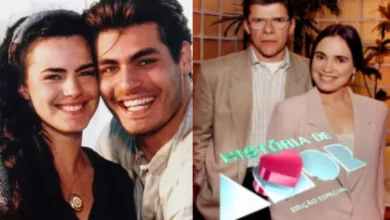 Terra Nostra e Hist&oacute;ria de Amor. Fotos: Reprodu&ccedil;&atilde;o