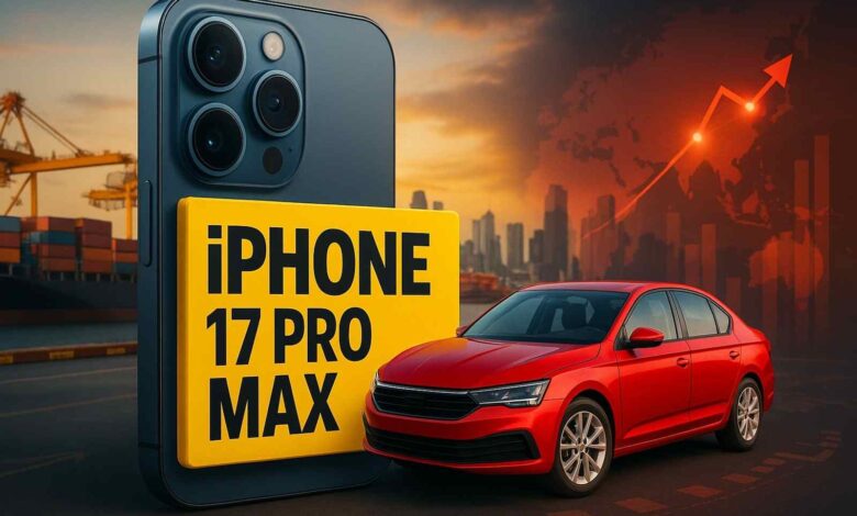 Novo iPhone 17 Pro Max custa até R$ 18.499 no Brasil. Veja quais carros usados você pode comprar pelo mesmo valor do celular.