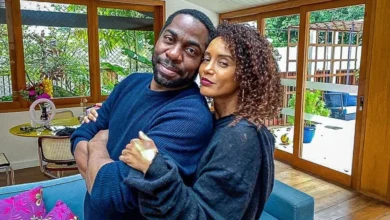 L&aacute;zaro Ramos e Ta&iacute;s Ara&uacute;jo. Foto: Estevam Avelar/Globo/Divulga&ccedil;&atilde;o