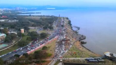 A capital mais ao sul do Brasil, onde o pôr do sol em um