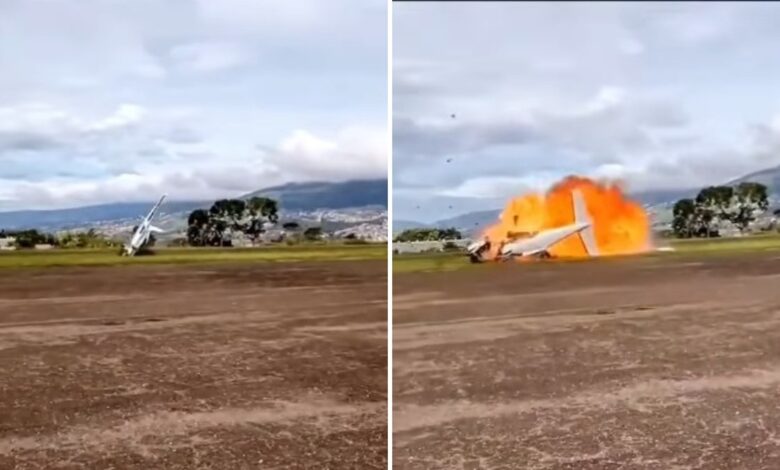 Aeronave Decola e Pouco Depois Cai e Expl0de na Região de S... Veja mais