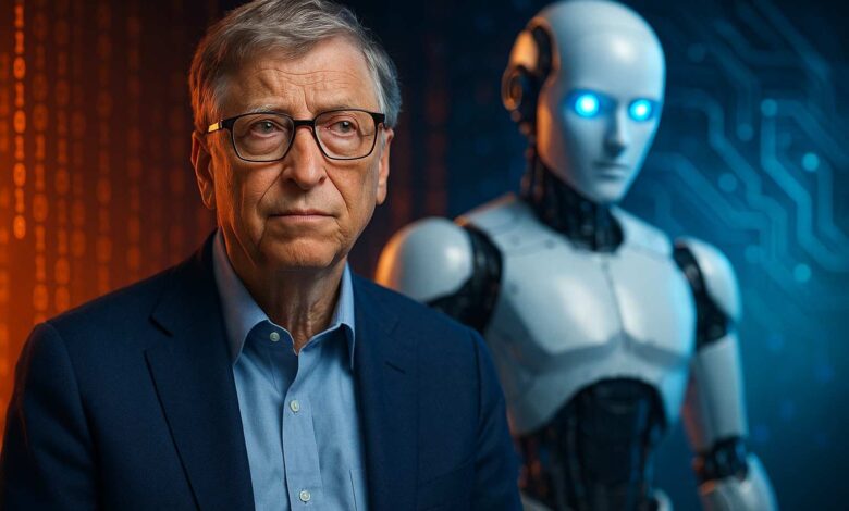 Bill Gates alerta que a IA pode eliminar milhões de empregos e revela quais três profissões ainda resistem à substituição por robôs.