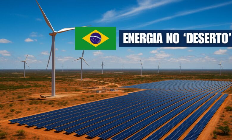 Maior complexo eólico e solar do mundo fica no RN, com 2,4 GW e 40 mil hectares, tornando o estado vitrine global das renováveis.
