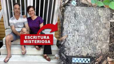 Casal limpa o quintal e encontra por acaso pedra com escritura misteriosa, FBI é acionado e o artefato coincide com uma peça dada como desaparecida de Museu na Itália
