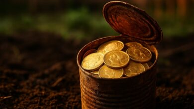 Casal encontra tesouro milionário no quintal com moedas de ouro do século 19. Descoberta avaliada em US$ 10 milhões intriga especialistas.