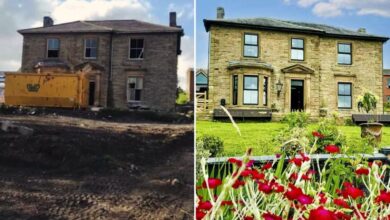 Mansão abandonada, Casal, Ruínas, Reforma