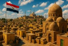 Na Cidade dos Mortos, no Cairo, uma antiga necrópole do Egito abriga famílias que vivem entre túmulos e mausoléus em meio à modernização urbana.