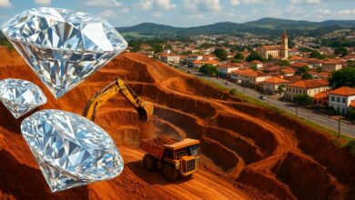 Coromandel, em Minas Gerais, destaca-se pela mineração de diamantes e pelo PIB superior à capital, símbolo de prosperidade no interior do Brasil.