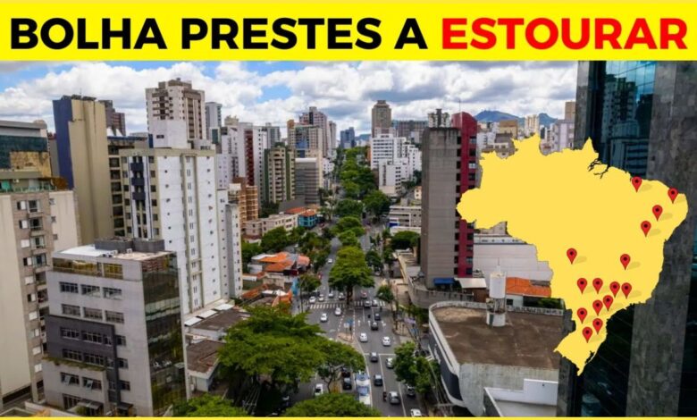 Cidades do Brasil enfrentam desvalorização no mercado imobiliário, com excesso de oferta e fuga de investidores pressionando preços.