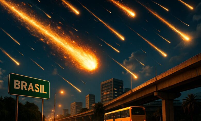 Orionídeas atingem pico nesta madrugada: NASA explica como os fragmentos do cometa Halley criam rastros luminosos visíveis a olho nu em todo o país