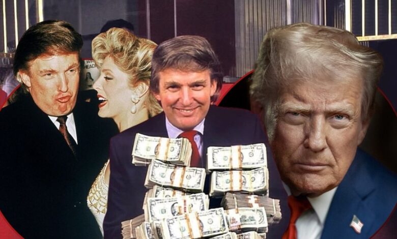 Trump viveu o auge da ostentação nos anos 80 e 90: cassinos, torres douradas e negócios milionários que o transformaram no símbolo do luxo e da ambição nos EUA