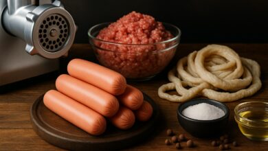 Salsicha, Carne, Cachorro-quente