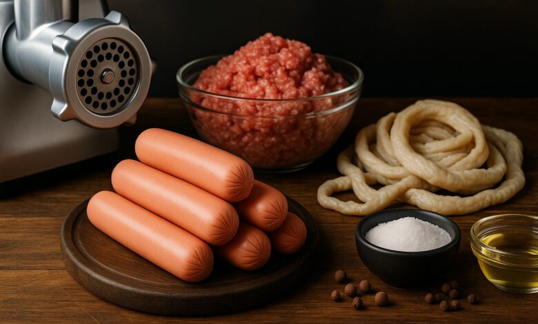 Salsicha, Carne, Cachorro-quente