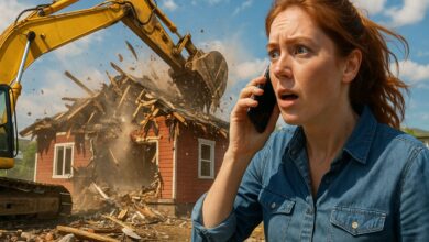 Em Atlanta, uma empresa de demolição comete um erro grave ao destruir a casa da proprietária errada, gerando indignação e processo judicial.