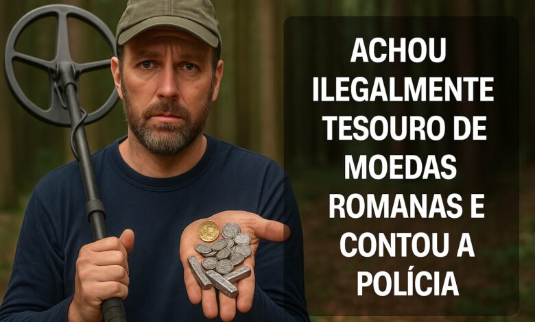 Tesouro de moedas, Moedas, Detector de metais