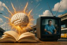 Estudos revelam que ler muda seu cérebro, fortalecendo leitura e atenção, memória e raciocínio, melhorando conexões sociais e empatia ao contrário da TV e passividade.