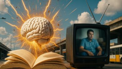 Estudos revelam que ler muda seu cérebro, fortalecendo leitura e atenção, memória e raciocínio, melhorando conexões sociais e empatia ao contrário da TV e passividade.