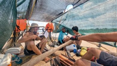 Amazônia, Rio, Bolívia, Balsa de palha