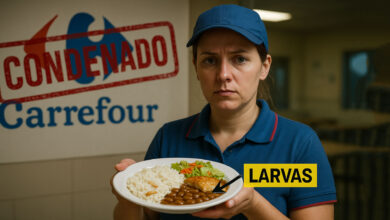 Funcionária acha larva na comida servida pelo Carrefour e justiça decide que ela tem direito a indenização de R$ 50 mil