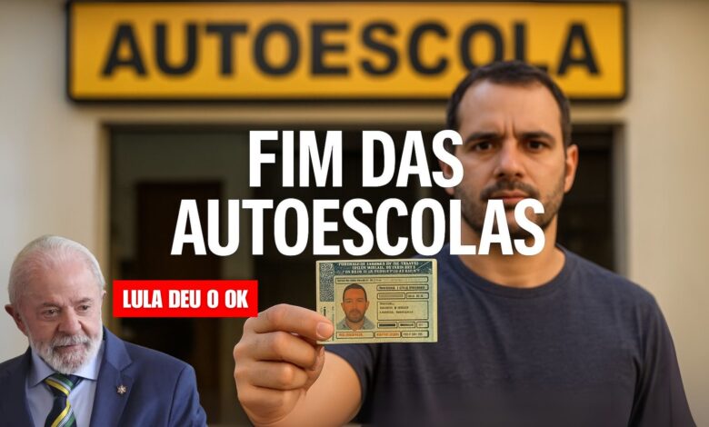 Lula autoriza mudança na CNH com fim da obrigatoriedade de autoescola. Aulas poderão ser feitas com instrutores autônomos credenciados.