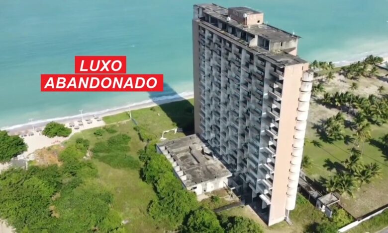 Prédio abandonado em Maria Farinha, com 15 andares e 227 flats, pode ser vendido após 40 anos de paralisação das obras