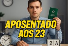 Jovem russo usa brecha na lei marcial e se aposenta aos 23 anos após 24 meses de trabalho, batendo recorde de aposentadoria precoce.