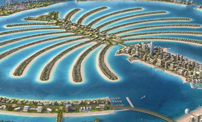 A ilha artificial em forma de palmeira transformou Dubai com engenharia costeira e um enorme quebra-mar, marco global de inovação urbana e ambiental.