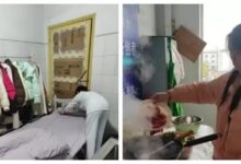 Jovem chinesa, Trabalho, banheiro, redes sociais