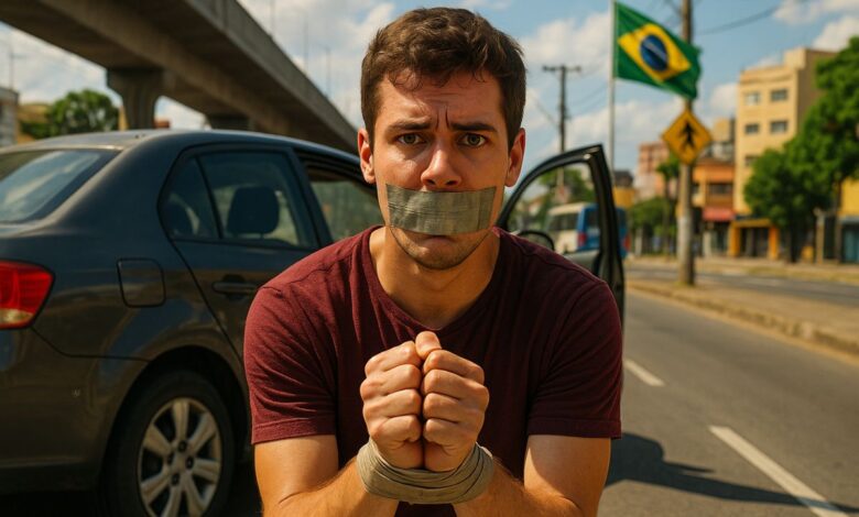 Jovem simula sequestro para extorquir pais, envolver a polícia e pagar dívidas de apostas em caso que revela padrão de extorsão familiar.