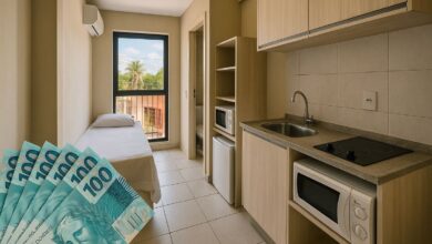 A menor kitnet do Brasil tem só 9 m², surpreende investidores e mostra como o mercado imobiliário aposta em moradias compactas lucrativas.