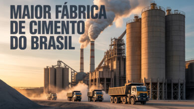 Com 180 mil m² e capacidade de 3,6 milhões de toneladas por ano, a maior fábrica de cimento do Brasil opera há mais de seis décadas e segue como um dos pilares da construção nacional