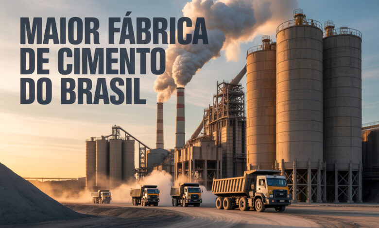 Com 180 mil m² e capacidade de 3,6 milhões de toneladas por ano, a maior fábrica de cimento do Brasil opera há mais de seis décadas e segue como um dos pilares da construção nacional