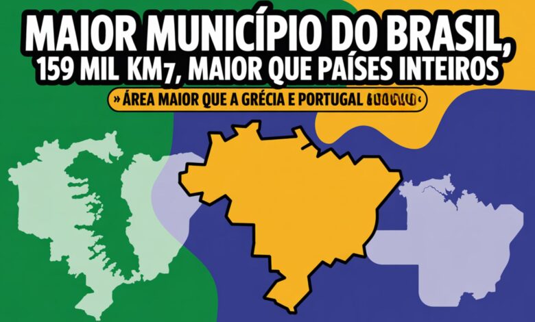 O maior município do Brasil tem 159 mil km², é maior que muitos países inteiros e enfrenta o desafio de administrar uma área maior que a Grécia e Portugal