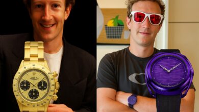 A coleção de relógios de Mark Zuckerberg inclui raridades como o Patek Philippe ref. 1518 e o Rolex Daytona ref. 6269, somando milhões em peças exclusivas