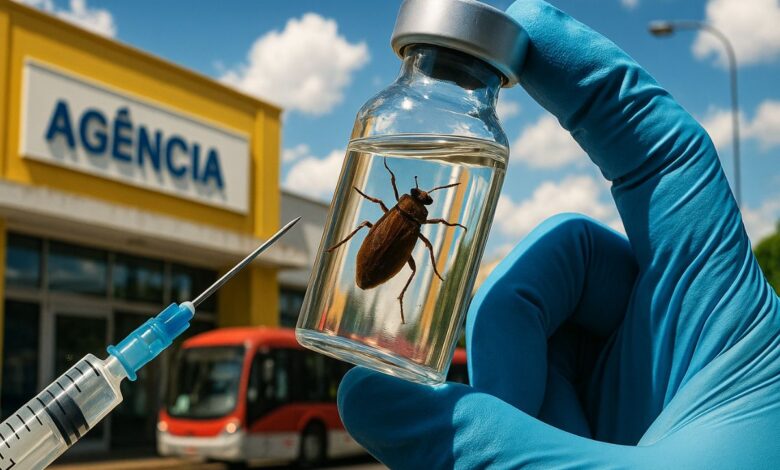 A Anvisa determinou a interdição de medicamentos após um inseto ser achado em ampola de anestésico, reforçando o rigor da vigilância sanitária.
