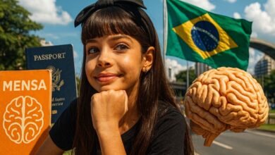 Menina superdotada brasileira é aceita na Mensa com alto QI e impressiona especialistas pela maturidade e vocabulário de adulto.
