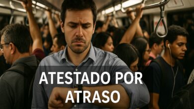 Metrô, atraso, trabalho, atestado