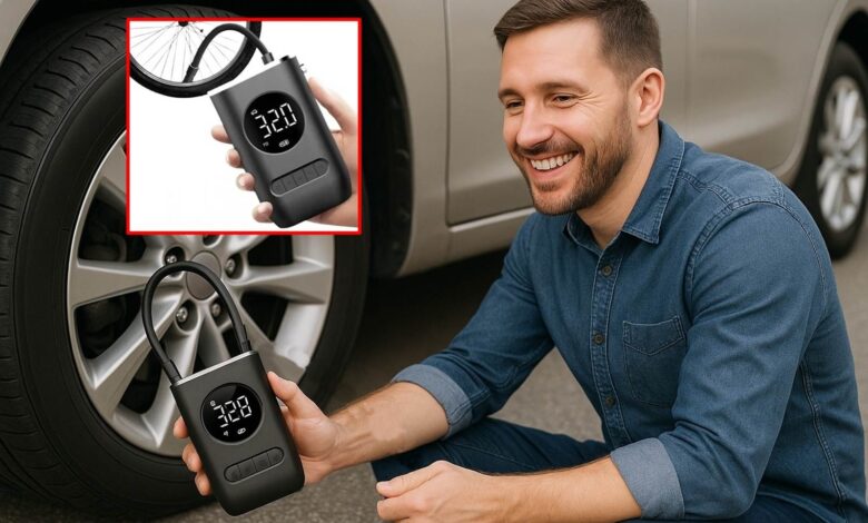 Compacto, leve e recarregável via USB-C, o mini compressor portátil de R$149 virou tendência entre motoristas por garantir autonomia e segurança