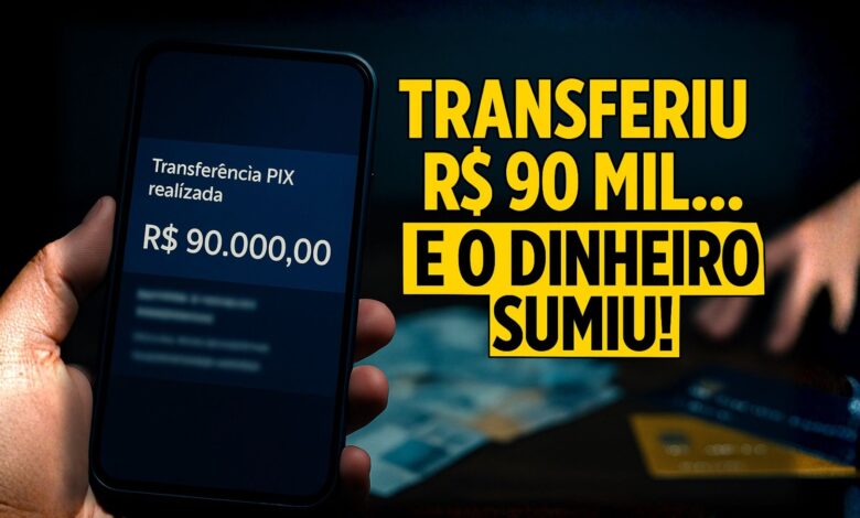 Mulher transfere R$ 90 mil por engano para outro número e dinheiro desaparece. Caso é investigado pela polícia de São Carlos.