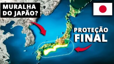 A Muralha do Japão, feita de concreto e projetada para garantir proteção a centenas de comunidades em Fukushima e outras províncias, busca conter futuros tsunamis com a maior estrutura defensiva costeira do planeta. Fonte e imagem: Canal EconoSimples