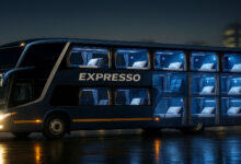 Dormir mal na estrada Não com esse ônibus com 26 camas que promete rivalizar com avião nas rotas SP–Rio e SP–Curitiba