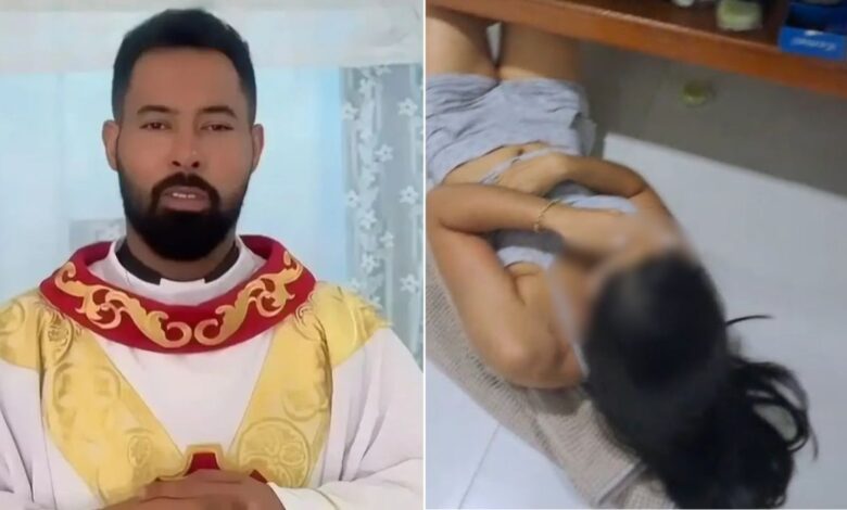 Padre é peg0 com noiva de membro da igreja em casa paroquial sem rou... Veja o vídeo