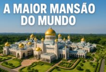 Com 200 mil m², 1.788 quartos, 257 banheiros, garagem para 110 veículos e salão para 5 mil pessoas, o palácio Istana Nurul Iman é a maior mansão do mundo e símbolo máximo do poder do sultão de Brunei
