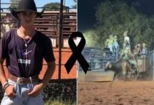 Vídeo mostra exato momento em que peão de apenas 18 an0s m0rre após ca!r de t0uro durante rodeio... Veja mais