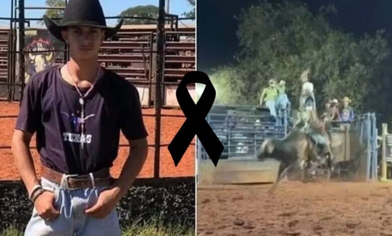 Vídeo mostra exato momento em que peão de apenas 18 an0s m0rre após ca!r de t0uro durante rodeio... Veja mais