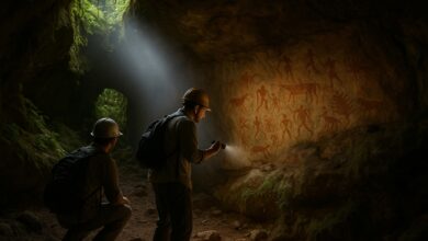 Arqueólogos encontram pinturas rupestres milenares em cidade brasileira que podem revelar civilizações esquecidas no coração do Brasil