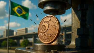 Mesmo com custo de produção superior ao valor de face, a moeda de R$ 0,05 continua sendo fabricada pelo Banco Central para preservar o sistema monetário e garantir o poder de compra da população brasileira.