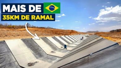 O Ramal do Salgado é a obra que promete transformar o Ceará, levando água e reforçando a segurança hídrica ao conectar o São Francisco ao Castanhão até 2027, com impacto direto em milhões de pessoas. imagem e fonte: canal Construction Time
