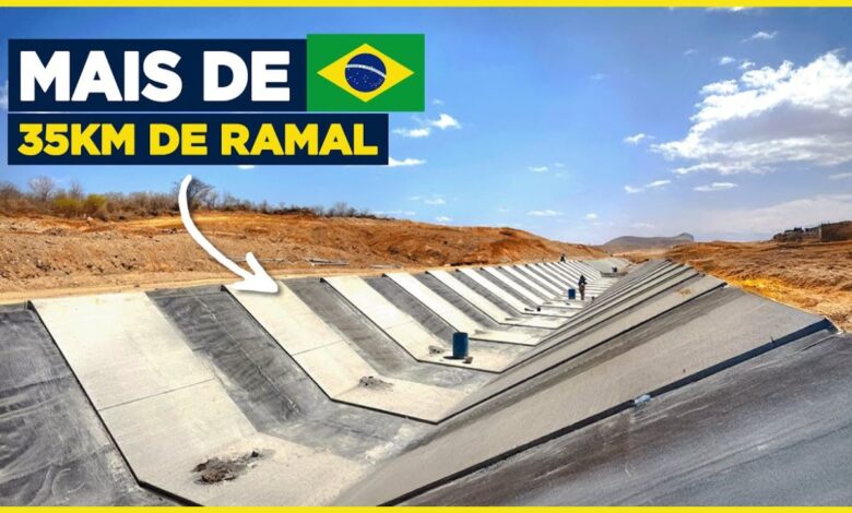 O Ramal do Salgado é a obra que promete transformar o Ceará, levando água e reforçando a segurança hídrica ao conectar o São Francisco ao Castanhão até 2027, com impacto direto em milhões de pessoas. imagem e fonte: canal Construction Time
