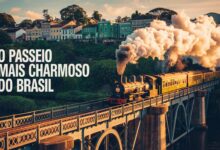 Embarque no trem turístico de Guararema até a Vila Luís Carlos e descubra paisagens, história e charme europeu no interior de São Paulo.